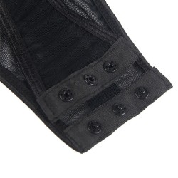 SUBBLIME - TEDDY CON LIGUERO DETALLE TIRAS PECHO NEGRO S-M