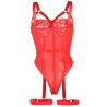 SUBBLIME - TEDDY CON LIGUERO DETALLE TIRAS PECHO ROJO S-M