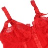 SUBBLIME - TEDDY CON LIGUERO DETALLE TIRAS PECHO ROJO S-M