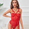 SUBBLIME - TEDDY CON LIGUERO DETALLE TIRAS PECHO ROJO S-M