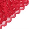 SUBBLIME - BABYDOLL SATINADO CON ENCAJE ROJO S-M
