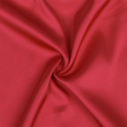 SUBBLIME - BABYDOLL SATINADO CON ENCAJE ROJO S-M