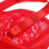 SUBBLIME - TEDDY CON LIGA DETALLE ENCAJE Y TIRAS ROJO S-M