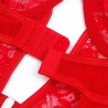 SUBBLIME - TEDDY CON LIGA DETALLE ENCAJE Y TIRAS ROJO S-M