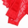 SUBBLIME - TEDDY CON LIGA DETALLE ENCAJE Y TIRAS ROJO S-M