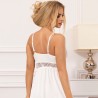 SUBBLIME - BABYDOLL ESCOTE V DETALLE LAZOS BLANCO S-M