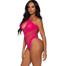 LEG AVENUE - BODY ESCOTE ABIERTO and CRUZADO NARANJA
