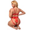 SUBBLIME - 954468 BODY SEXY CALADO CON LAZO ROJO S-M