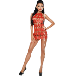 ME-SEDUCE - GWEN VESTIDO ESPALDA DESCUBIERTA ROJO S-M