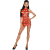 ME-SEDUCE - GWEN VESTIDO ESPALDA DESCUBIERTA ROJO S-M