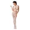 PASSION - WOMAN BS048 BODYSTOCKING NEGRO TALLA ÚNICA