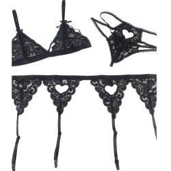 SUBBLIME - SET 3 PIEZAS SUJETADOR LIGUERO TANGA S-M