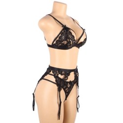 SUBBLIME - SET 3 PIEZAS SUJETADOR LIGUERO TANGA S-M