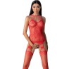 PASSION - BS095 BODYSTOCKING NEGRO TALLA ÚNICA