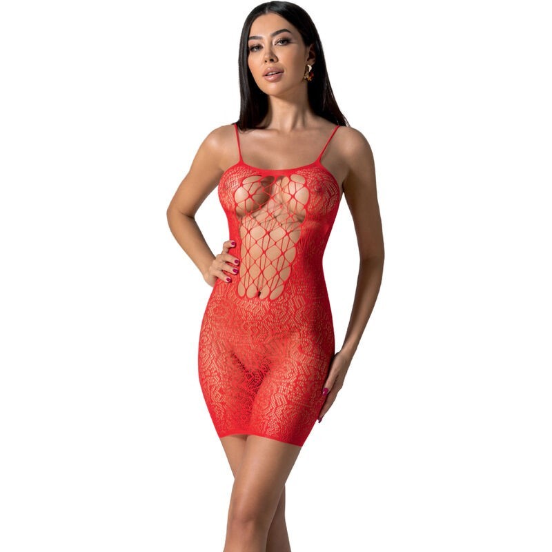 PASSION - BS096 BODYSTOCKING NEGRO TALLA ÚNICA