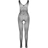 PASSION - BS098 BODYSTOCKING NEGRO TALLA ÚNICA