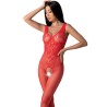 PASSION - BS098 BODYSTOCKING NEGRO TALLA ÚNICA