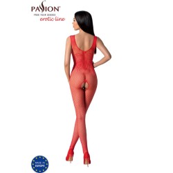 PASSION - BS098 BODYSTOCKING NEGRO TALLA ÚNICA