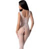 PASSION - BS098 BODYSTOCKING NEGRO TALLA ÚNICA