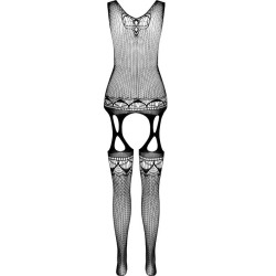 PASSION - BS099 BODYSTOCKING NEGRO TALLA ÚNICA