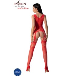 PASSION - BS099 BODYSTOCKING NEGRO TALLA ÚNICA
