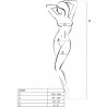 PASSION - BS099 BODYSTOCKING NEGRO TALLA ÚNICA
