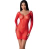 PASSION - BS101 BODYSTOCKING NEGRO TALLA ÚNICA