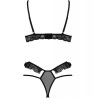 PASSION - DOLLY SET DOS PIEZAS NEGRO S-M