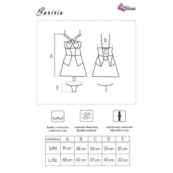 LIVCO CORSETTI FASHION - BARIRIN LC 90633 FALDA PANTY NEGRO S-M