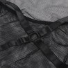 SUBBLIME - VESTIDO TRANSPARENTE CUELLO HALTER NEGRO S-M
