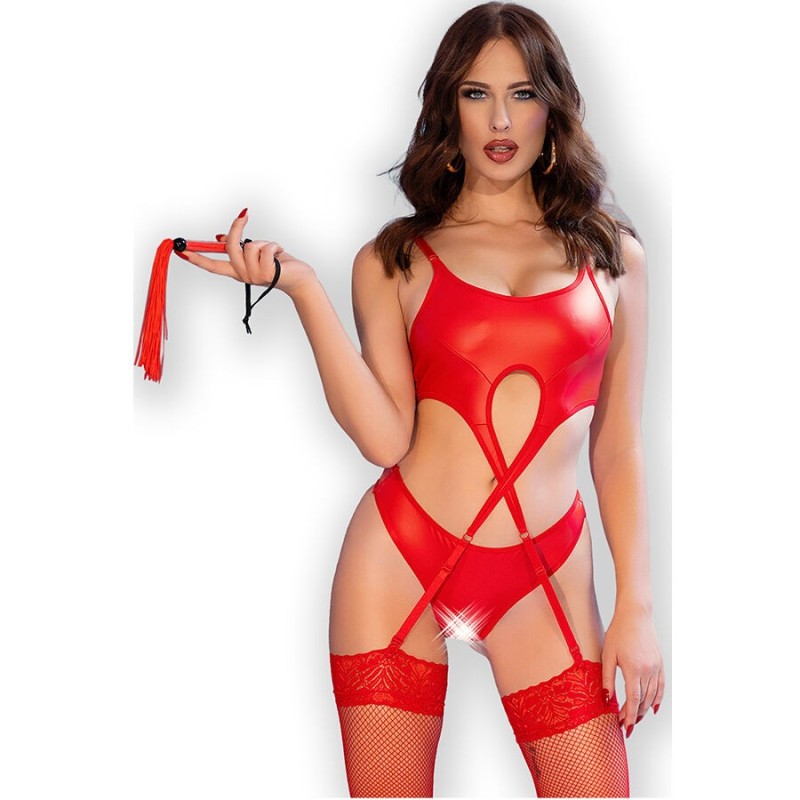 CHILIROSE - CR 4625 SET CUATRO PIEZAS CROTCHLESS NEGRO S