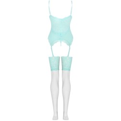 LIVCO CORSETTI FASHION - PERSINNE MIT EMPORIO SET CORSET PANTY MEDIAS S-M