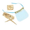 SUBBLIME - SET DE LENCERIA INDIA STYLE AZUL S-M