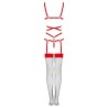 LIVCO CORSETTI FASHION - THIARA LC 20213 SET BODY MEDIAS ROJA S-M