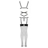 LIVCO CORSETTI FASHION - THIARA LC 20213 SET BODY MEDIAS NEGRO S-M