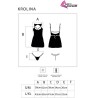 LIVCO CORSETTI FASHION - KROLINA LC 90734 CHEMISE TANGA NEGRO S-M