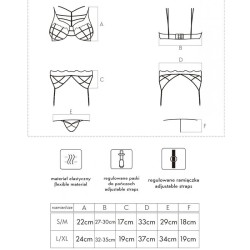 LIVCO CORSETTI FASHION - SOLEDAD LC 20217 SUJETADOR PANTY LIGUERO S-M