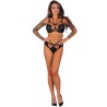 LIVCO CORSETTI FASHION - NIKRITA LC 90674 SUJETADOR PANTIES NEGRO S