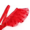 SUBBLIME - 957506 CONJUNTO SUJETADOR Y LIGA DE ENCAJE ROJO S-M