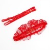 SUBBLIME - 957506 CONJUNTO SUJETADOR Y LIGA DE ENCAJE ROJO S-M