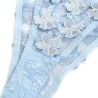 SUBBLIME - 957629 CONJUNTO SUJETADOR Y PANTIES CON BORDADOS DE FLORES CELESTE S-M
