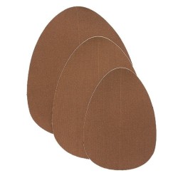 BYE-BRA - REALZADOR PECHOS 3 PARES DE SATEN BEIGE COPA A-C