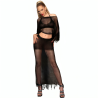 CHILIROSE - CR 4666 TOP and FALDA VERDE S-M