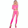 CHILIROSE - CR 3654 TOP and LEGGINS NEGRO S-M