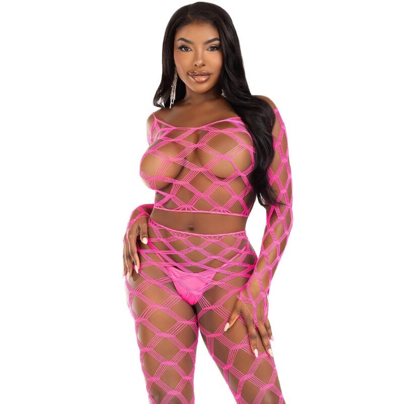 LEG AVENUE - TOP and LEGGINS HARDCORE VERDE