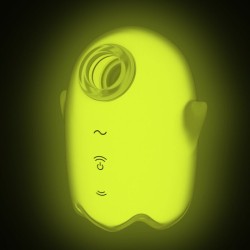 SATISFYER - GLOWING GHOST AIR PULSE and VIBRADOR AMARILLO
