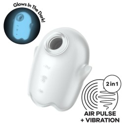 SATISFYER - GLOWING GHOST AIR PULSE and VIBRADOR AMARILLO