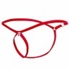 MOB - TANGA ROJO CON FORMA DE LAGRIMA TALLA L-XL