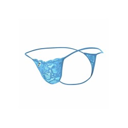 MOB - TANGA DE ENCAJE AQUA TALLA L-XL