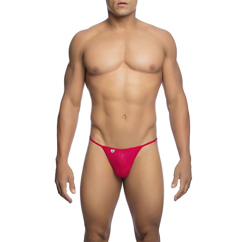 MOB - V-STRING DE MICROFIBRA ROJA TALLA L-XL